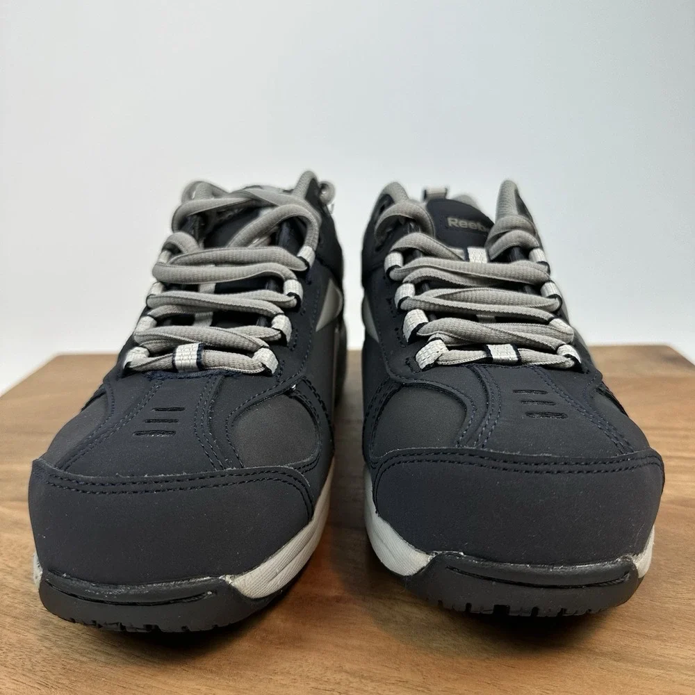 New Womens Reebok Work Jorie Navy Composite Toe‎ Oxford Shoes Sneakers Sz 9 M